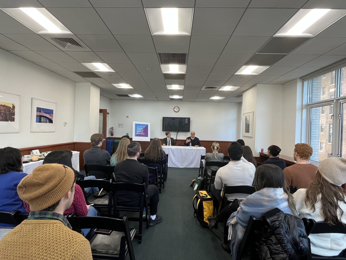 Great to see everyone at our Heyman Center lunch this week, learning all about Lawrence Rosenbloom's securities, corporate, and broker-dealer practice!