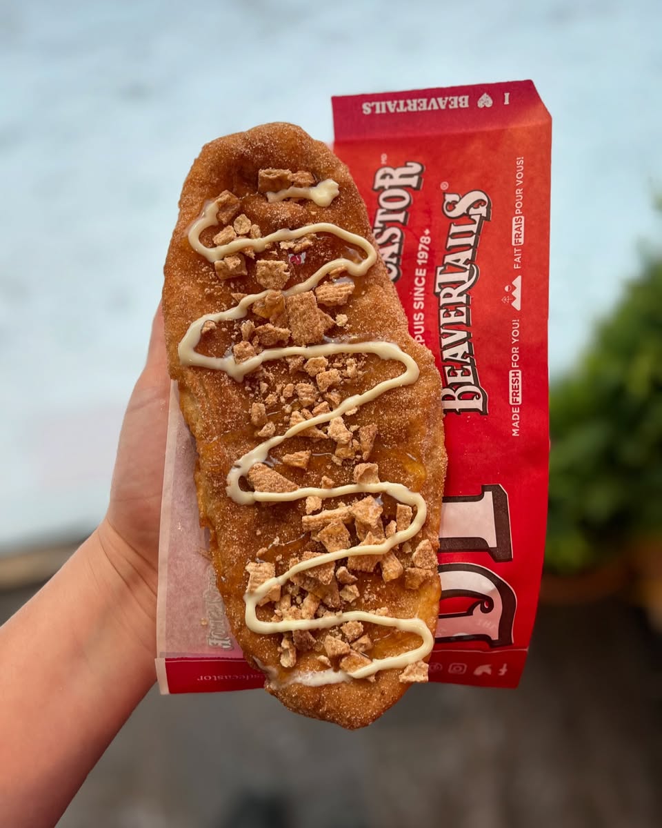 Food Truck Wars' Creative Food Award Entry:     

BeaverTails’ Honey Toast Tail ($10)   

Beavertail pastry coated in cinnamon sugar, a scoop of crushed Cinnamon Toast Crunch, topped with sweetened condensed milk    

Learn more foodtruckwars.co