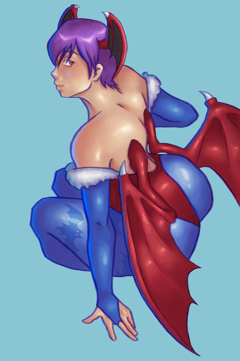 freckledharley's tweet photo. finished that lilith darkstalkers :3 https://t.co/lA7VBqLb46