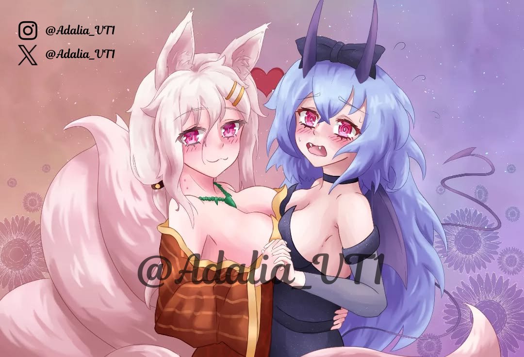 Feeling so grateful for the opportunity to create beautiful commissioned art for my clients. ^^  Thank you for trusting me on this slightly newer art style 🫶✨
Btw I'm looking #artmoots too 😗
#artshare #Vtuber #pngtuber #commissionsopen