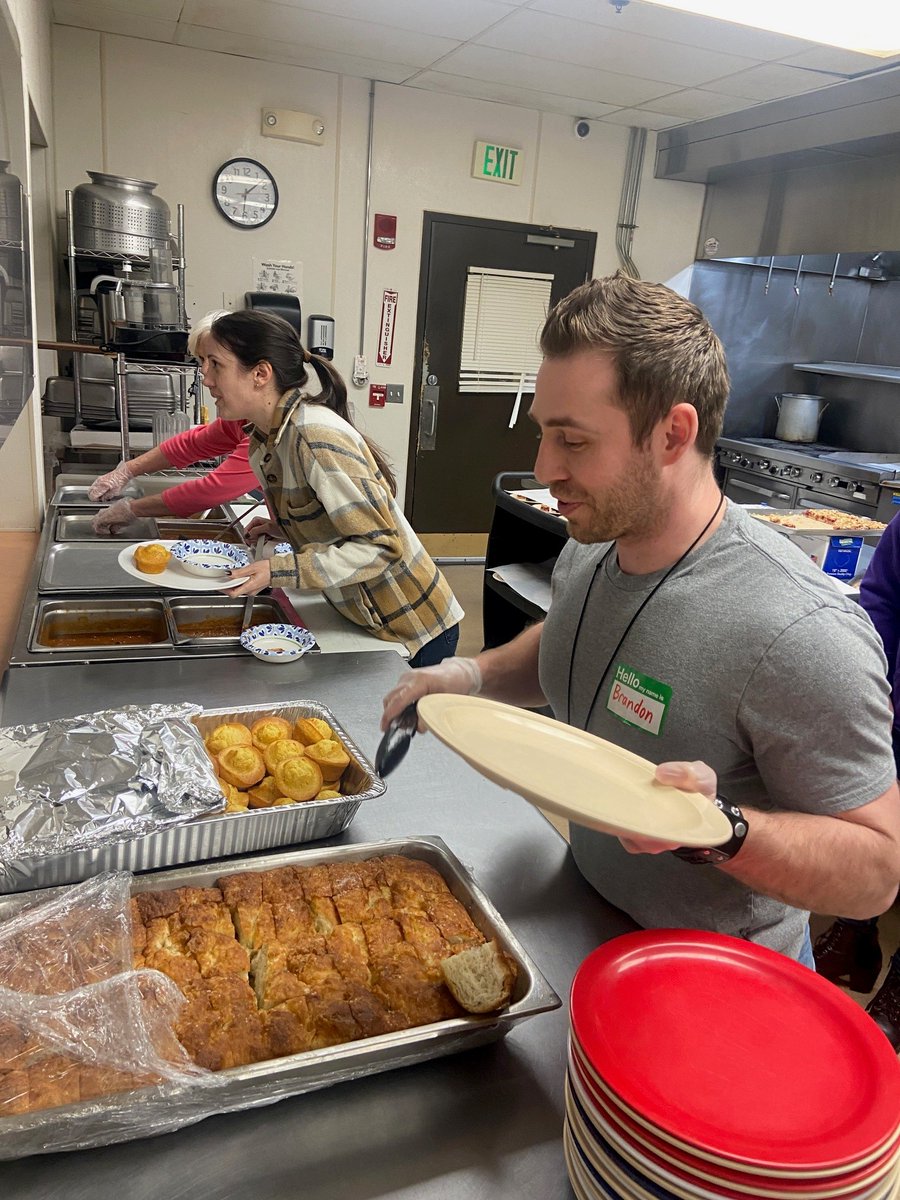 A big thank you to Zeffert and Gold Catering for serving up 3 amazing chilis at The Baltimore Station! The flank steak beef chili was a crowd favorite, alongside chicken &amp; vegetarian options, cornbread, focaccia, &amp; delicious desserts. #CommunityMeals #Volunteers