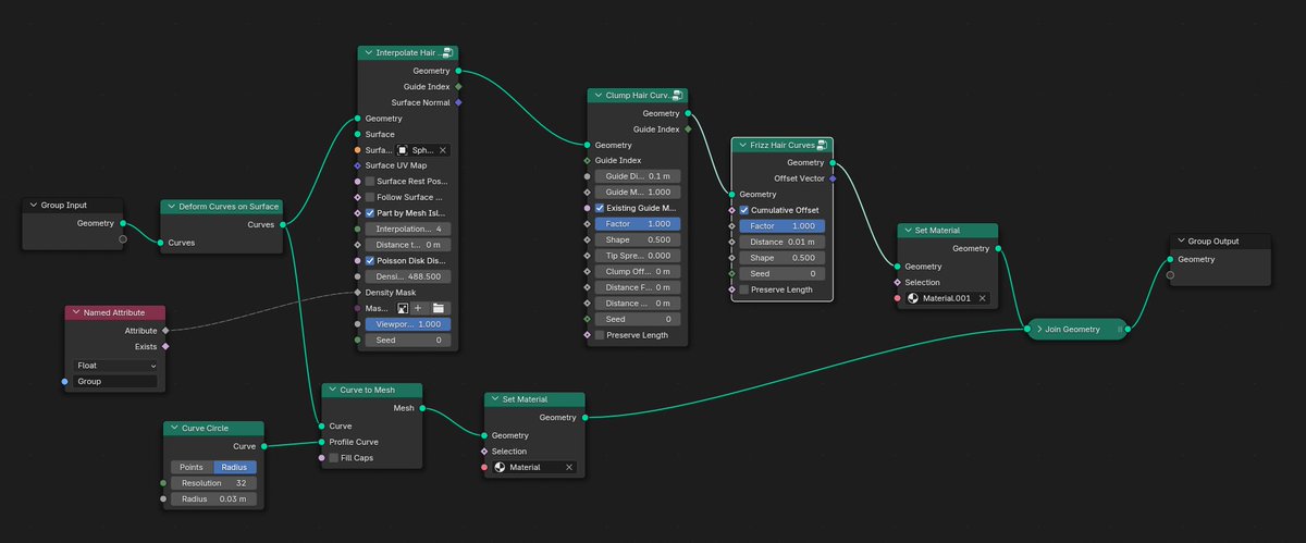 fixelpuck's tweet photo. @pitiwazou great thing about geonodes, you can tweak many things to your liking - https://t.co/va2CSaWqje