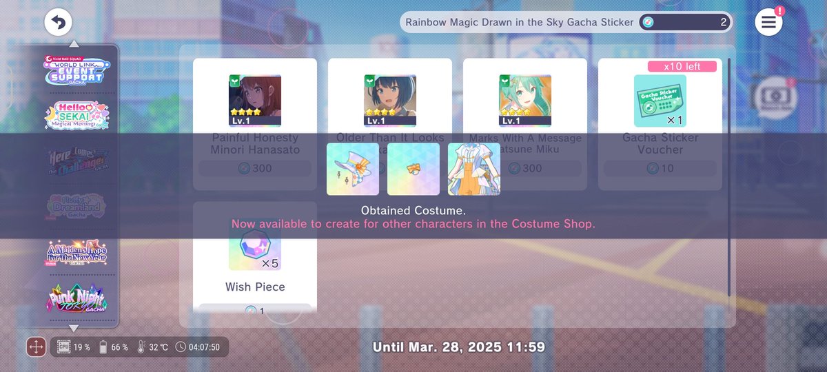 Forgotten_Memo_'s tweet photo. I guess colorpale has gotta earn money even though they shortened the event. https://t.co/oLXHYjYFku