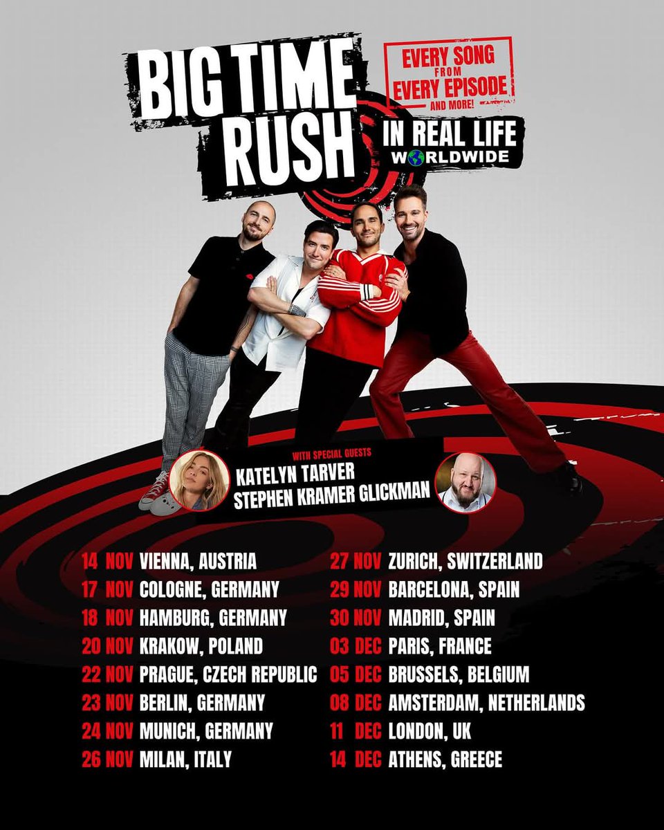 musicnewsfactpl's tweet photo. Big Time Rush ogłosiło nową trasę koncertową z udziałem aktorów z serialu "Big Time Rush"

20 listopada wystąpią w Krakowie. https://t.co/rYTCAlMQzq