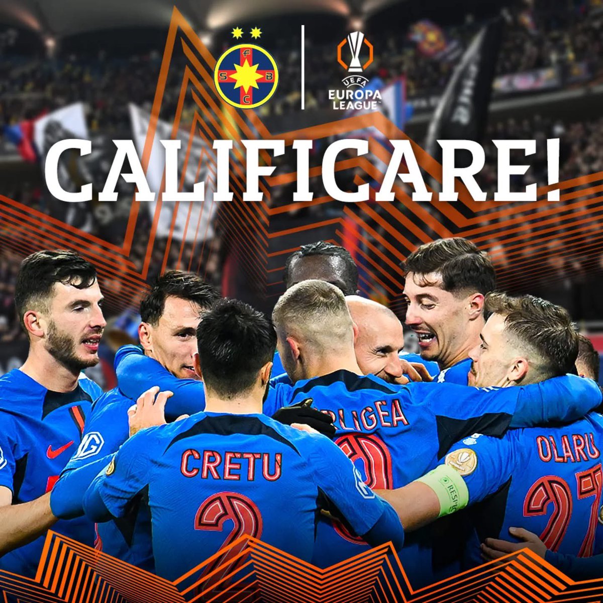 #UEL #FCSBPAOK #victorie❤️💙⚽️⚽️ #istorie

Campionii României au scris o nouă pagină de istorie în cupele europene și s-au calificat în optimile de finală ale UEFA Europa League. Dupa 12 ani, avem din nou echipa românească în optimile Europa League!
