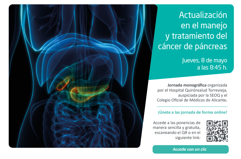 Hector Guadalajara (@h_guadalajara) on Twitter photo Actualización en el manejo y tratamiento del cáncer de páncreas
📅 Jueves, 8 de mayo
📍 <a href="/operarelcancer/">SEOQ | Los cirujanos del cáncer #operarelcancer</a> <a href="/CirugiaQST/">Cirugía General Quiron Salud Torrevieja</a>
¡Vamos, Torrevieja! 💪🎗️teams.microsoft.com/dl/launcher/la… Actualización en el manejo y tratamiento del cáncer de páncreas
📅 Jueves, 8 de mayo
📍 <a href="/operarelcancer/">SEOQ | Los cirujanos del cáncer #operarelcancer</a> <a href="/CirugiaQST/">Cirugía General Quiron Salud Torrevieja</a>
¡Vamos, Torrevieja! 💪🎗️teams.microsoft.com/dl/launcher/la…