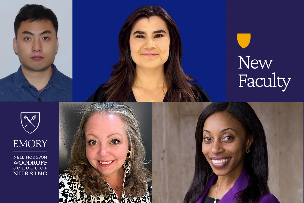 We are excited to welcome four new faculty members to #EmoryNursing! Join us in welcoming Drs. Heather Allstrom, Rebecca Ann Ivory, Janelle Jones, and Runze Yan. Learn more: bit.ly/42YTUar