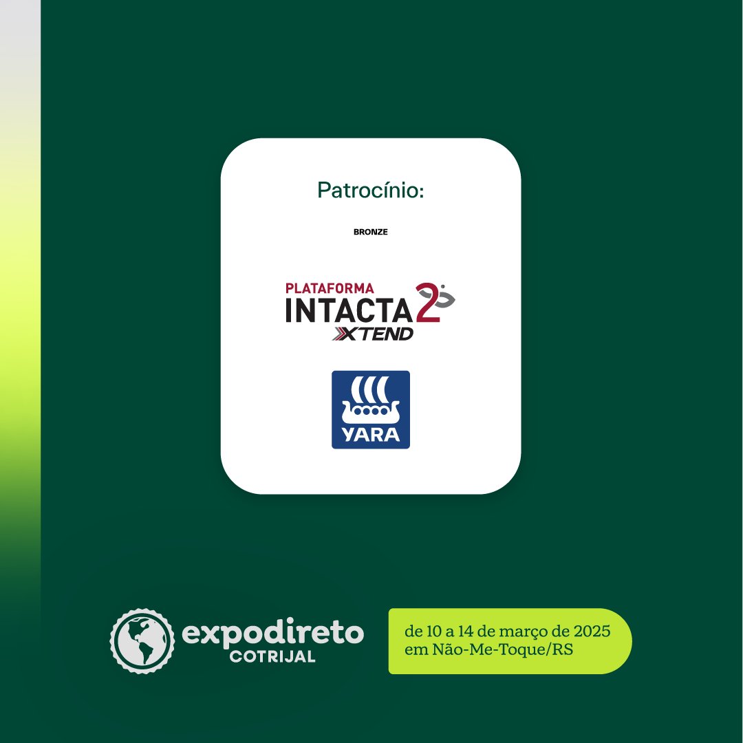 expodireto's tweet photo. A Expodireto Cotrijal é um sucesso pq conta com parceiros q acreditam na força do campo e no futuro do agronegócio. Essa união gera inovação, conhecimento e desenvolvimento para todos.

#expodiretocotrijal #expodireto2025 #patrocinadores #agro #naometoque #riograndedosul #brasil https://t.co/bkQwXs7H6w