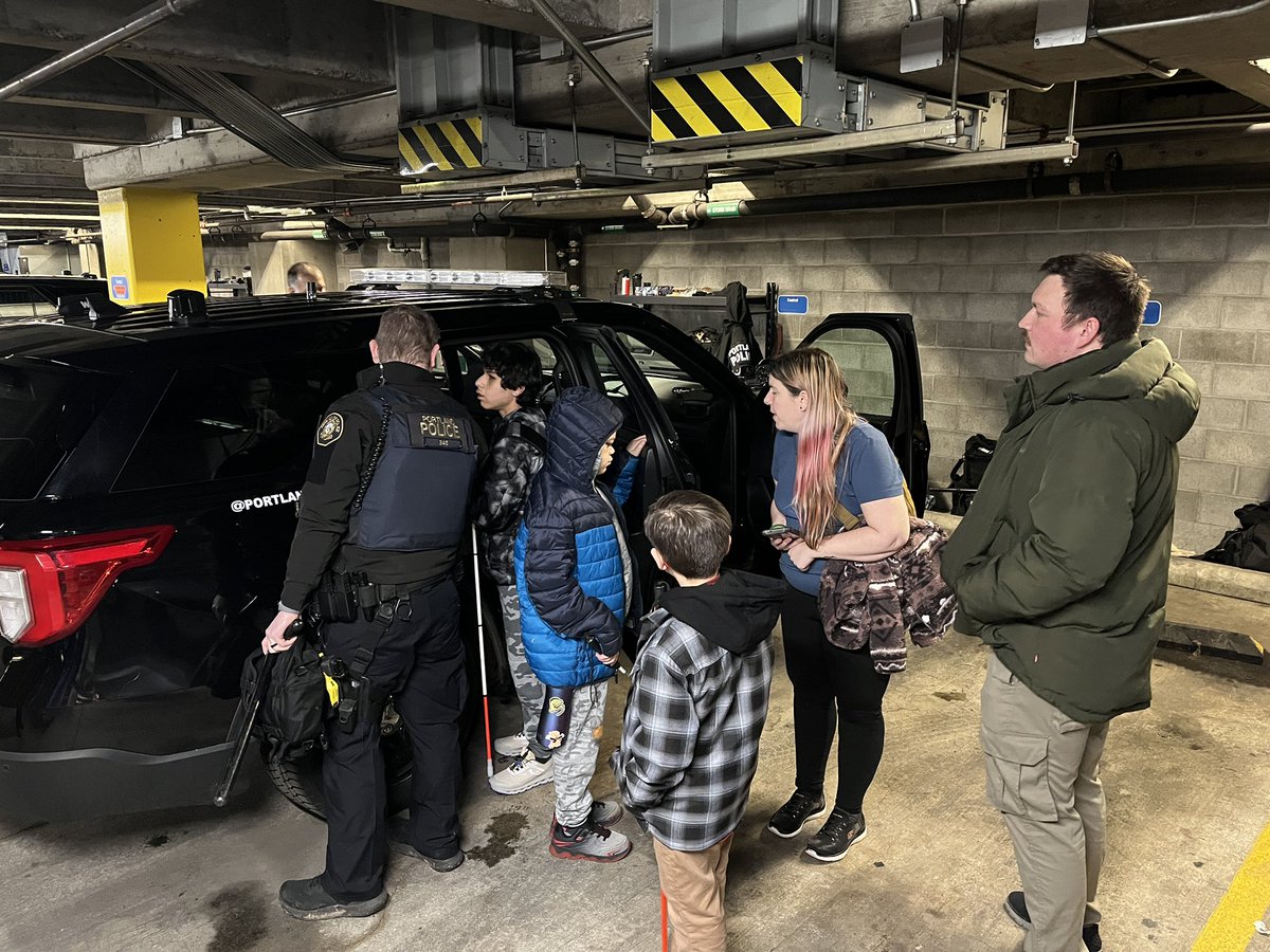 Some local students who are blind visited Central Precinct this week. We were happy to provide a tour and answer questions from the curious bunch.