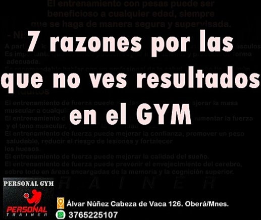 OliverasJose's tweet photo. 📲WhatsApp 3765225107 (José Andrés)👉🏻 SERVICIO DE ENTRENADOR PERSONAL. (HORARIOS ACORDADOS)
#personalgym #personaltrainer #entrenamientopersonal #gimnasio #gym #ENTRENARESSALUD #sobrecargas #rutinasgym #entrenadorpersonal #series #repeticiones
#Rutinas #Optimizaciondeobjetivos https://t.co/QHfFyrJQEU