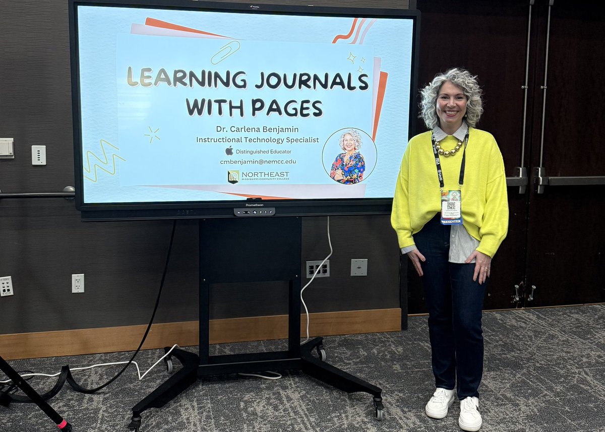 cbenjaminanp's tweet image. Excited to present Learning Journals with Apple Pages at #MECA25 ! @AppleEDU #Pages