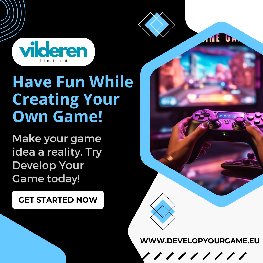 VilderenLtd's tweet image. Game development isn’t just for professionals  With DevelopYourGame, you can enjoy the process of building a game as much as playing one.  #GameCreator #NoCodingRequired!