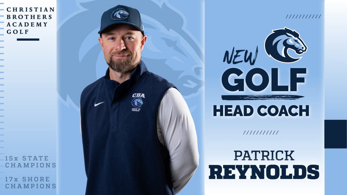 We're excited to announce that Coach Pat Reynolds will be leading CBA Golf as the team prepares to open a new season next month!

“CBA Golf has a tradition of excellence and I’m excited to work with the athletes, build on that foundation, and help guide them to new heights,”