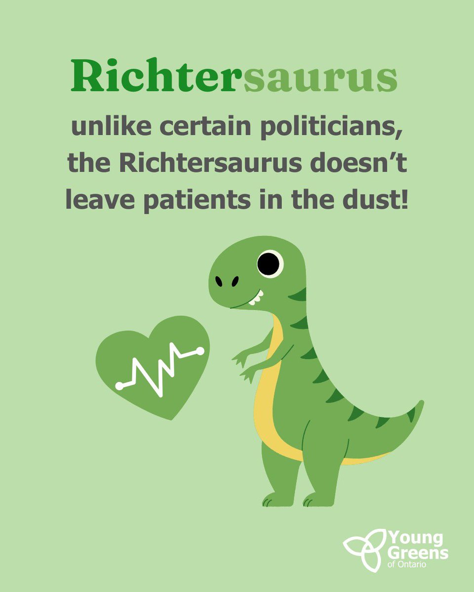 🦖 Stop prehistoric policies! It’s time for a dino-sized vision for a better Ontario! 🌍✨

#GreenOntario 🌿 #RoaringChange 🦕 #FossilFreeFuture 🔋 #AffordableOntario