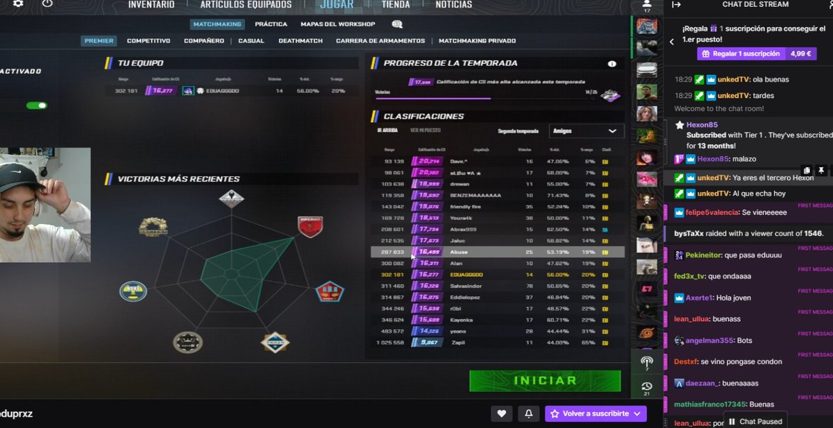 eduperz_'s tweet image. muchas gracias por ese raideo , despues de tanto tiempo haciendo directo ha sido todo un sueño para mi , agradecido de corazon @bysTaXx