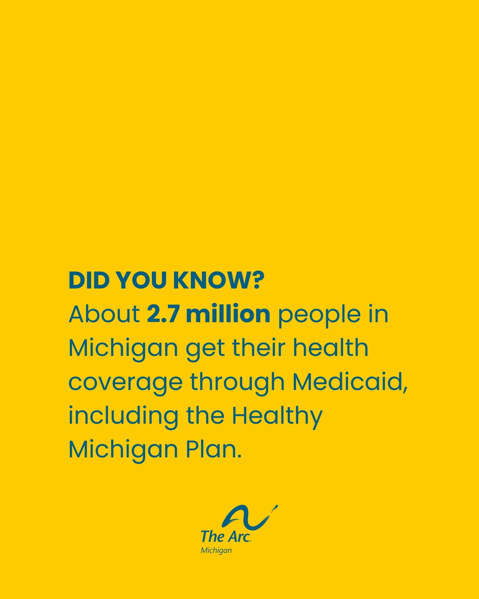 ArcMichigan's tweet image. From children to seniors, Medicaid ensures healthcare access to a huge portion of the state.
#MedicaidCoverage #HealthForEveryone #MichiganHealth #ProtectMedicaid #HandsOffOurMedicaid