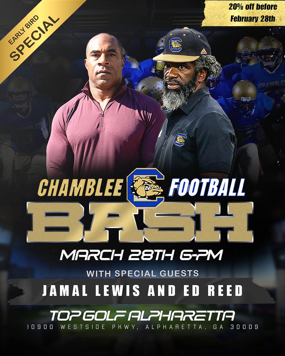 Where are my Golfers at?
Going to be a fun night on March 28th!
givebutter.com/2025CHAMBLEEFO…