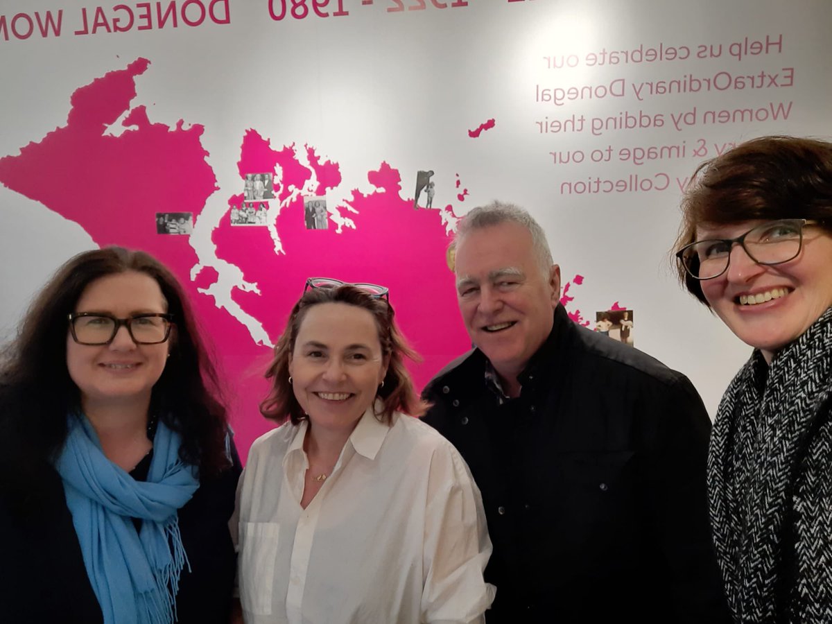 With Caroline Carr, Donegal County Museum, Maureen Kerr, County Librarian and Dr. Annelie Carslake head of library services in our twin town Rudolstadt. Dr. Carslake enjoyed a week in Letterkenny visiting the libraries and cultural division services in the County.