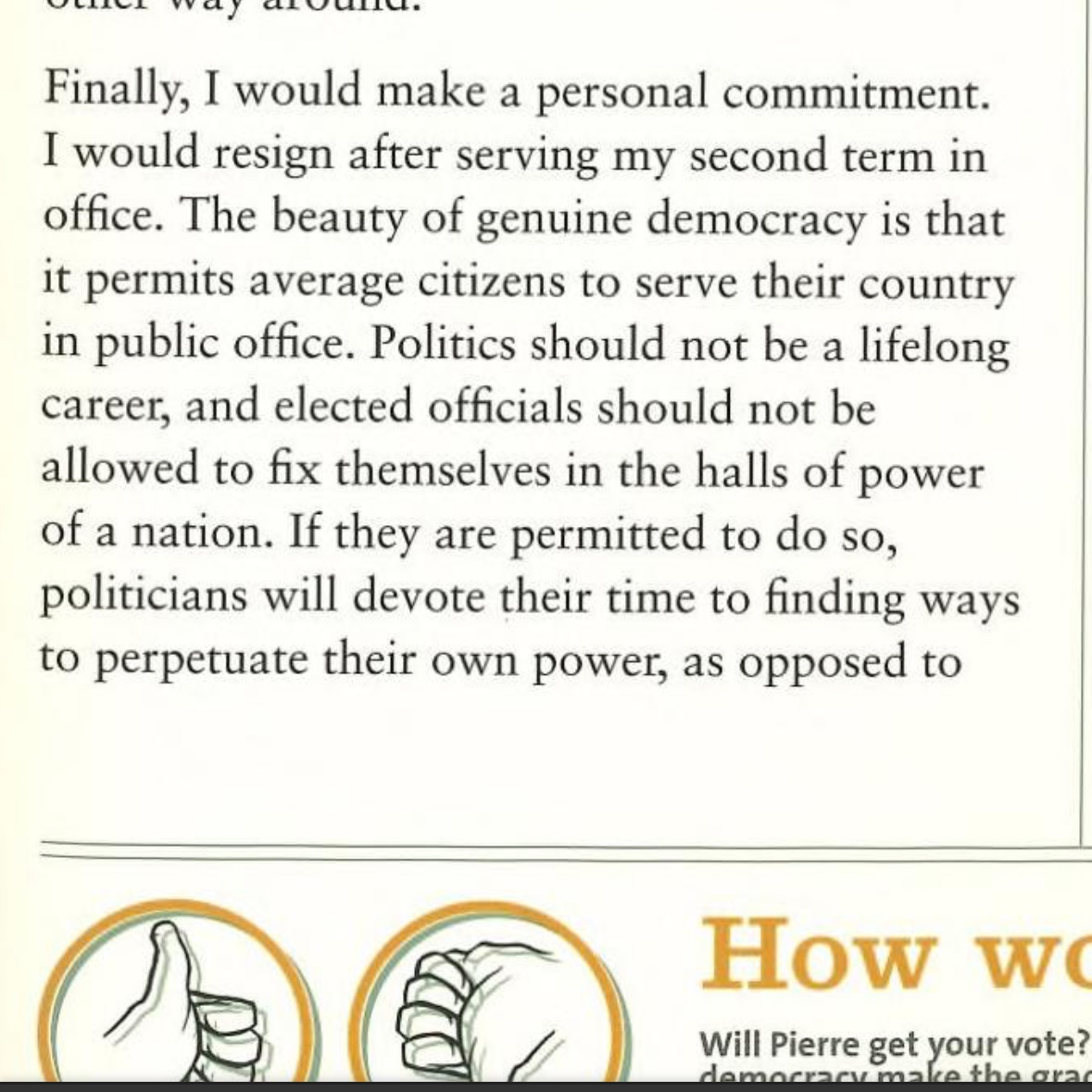 <a href="/SarahFischer__/">Sarah Fischer</a> A politician named Pierre Poilievre said this:
“Politics should not be a lifelong career, and elected officials should not be allowed to fix themselves in the halls of power”👇
Now we should elect 8 term career politicians? What changed? #cdnpoli 

archive.org/details/buildi…