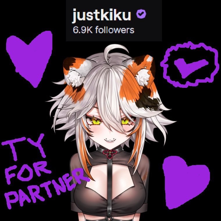 🧡💜WE HIT PARTNER!!!! Gonna do a Partner-a-thon tomorrow!!!! THANKYOU <a href="/Twitch/">Twitch</a> 💜🧡