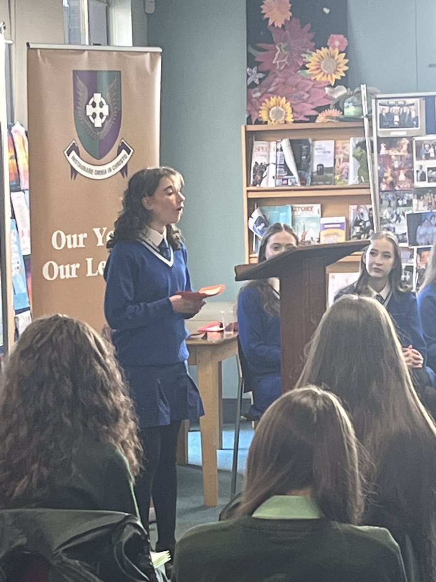 AGS_English's tweet photo. Delighted to host the Down heat of the Knights of St Columbanus Public Speaking Competition today @assumptionlive https://t.co/HskduQ1FeM