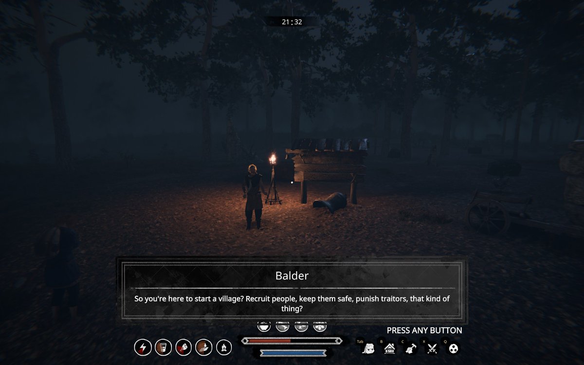 ThoraldGM's tweet image. Having a good time in #NestedLands. It is a true early alpha but has Sons of the Forest vibes (mood, building, gathering). Devs are responsive in Discord... encouraging bug reports, feedback, streams, etc. No NDA or secrecy.