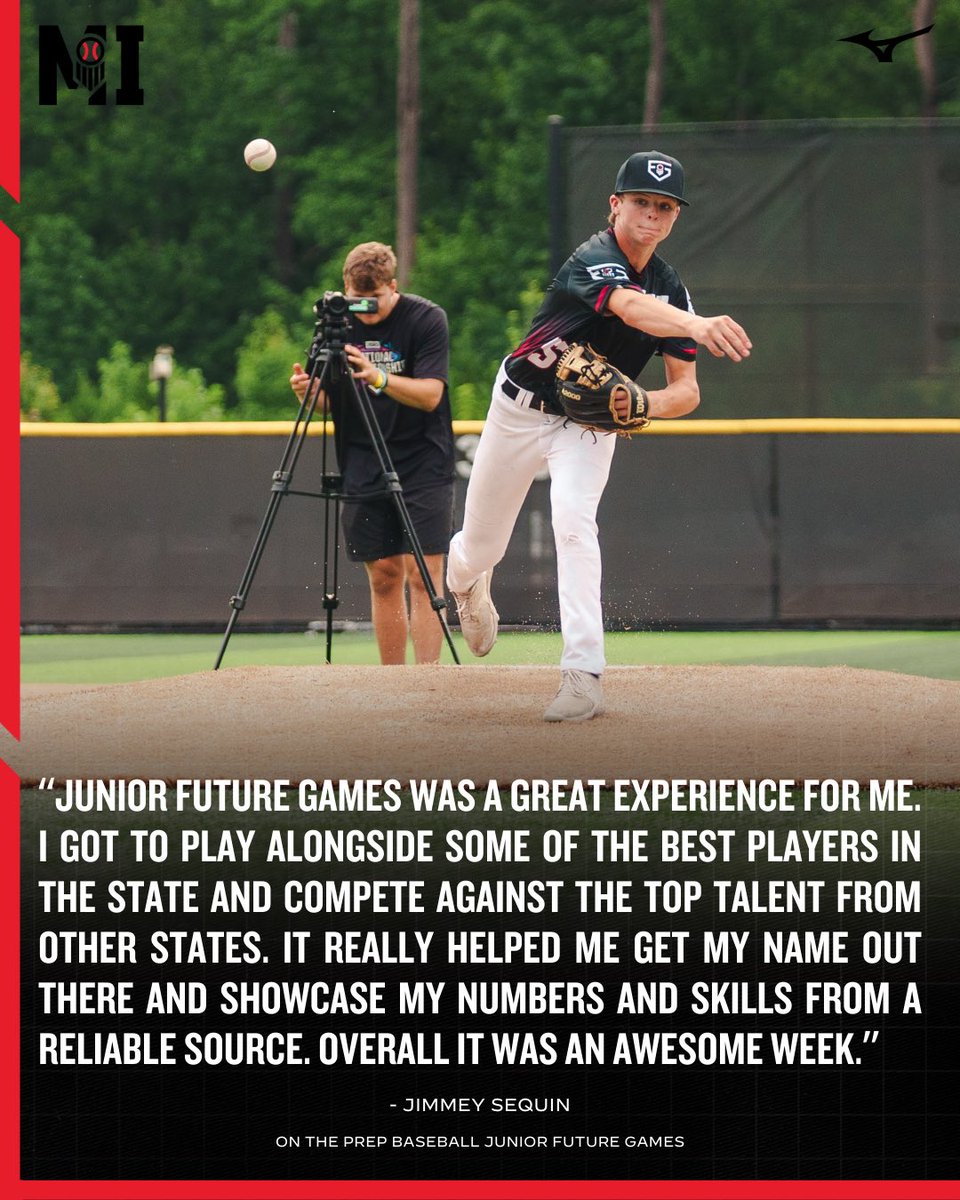 PrepBaseballMI's tweet photo. 𝙒𝙝𝙖𝙩 𝙏𝙝𝙚𝙮'𝙧𝙚 𝙎𝙖𝙮𝙞𝙣𝙜: 𝘑𝘶𝘯𝘪𝘰𝘳 𝘍𝘶𝘵𝘶𝘳𝘦 𝘎𝘢𝘮𝘦𝘴

@JimmeySequin punched his ticket to #JSG24 after standout performances at a Rising Stars ID and Junior State Games

The @bcwbaseball freshman had a big week with a trio of XBH

You can start your journey at the Rising Stars ID in March

🔗 https://t.co/jYxdVQouTh
