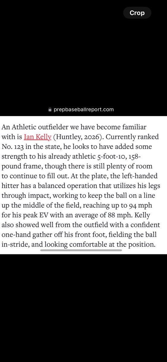 Ian Kelly (@ian_kelly26) on Twitter photo Thank you <a href="/PrepBaseballIL/">Prep Baseball Illinois</a> for the write up! prepbaseballreport.com/news/IL/mchenr… Thank you <a href="/PrepBaseballIL/">Prep Baseball Illinois</a> for the write up! prepbaseballreport.com/news/IL/mchenr…
