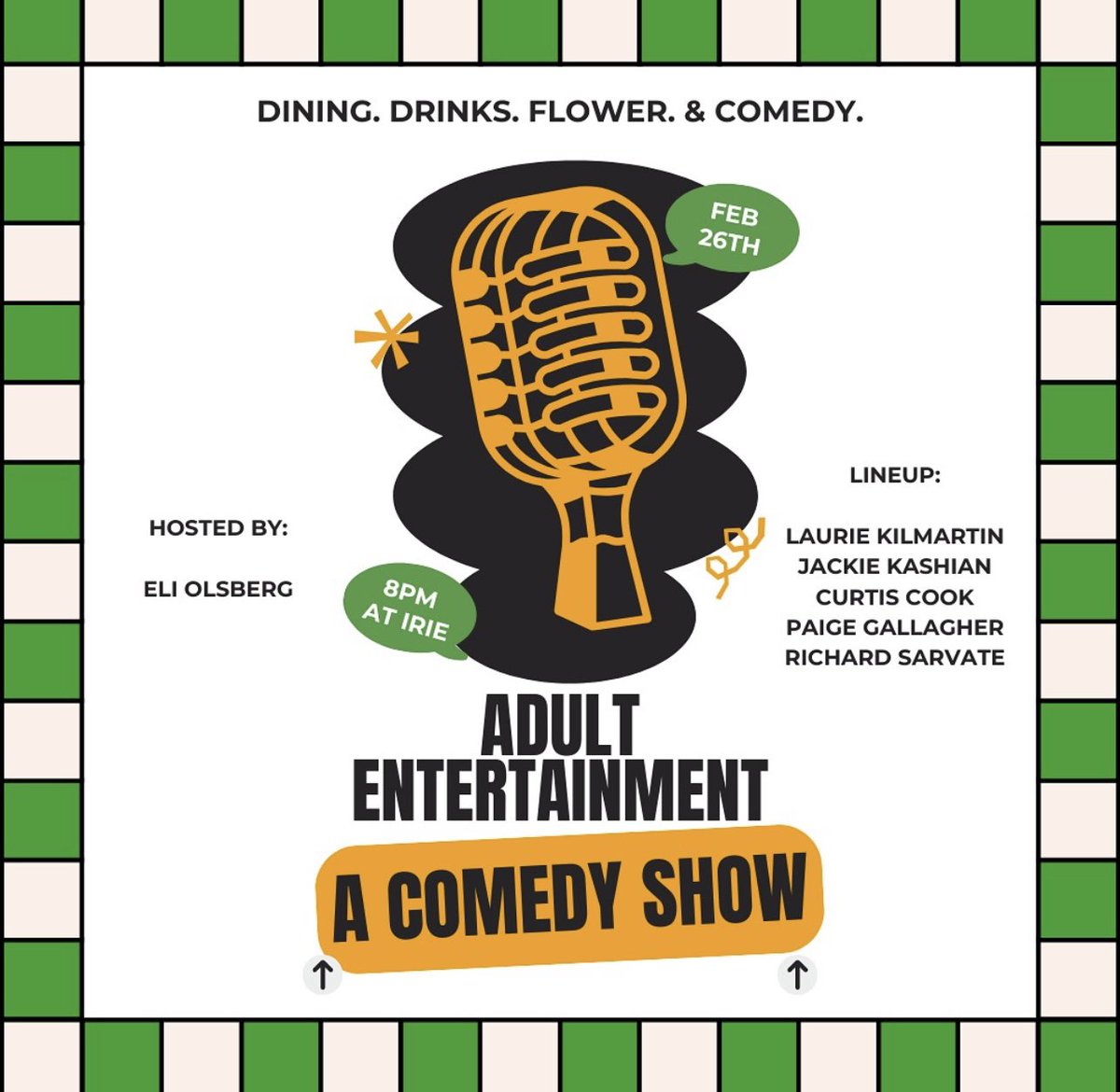 PerformAnxiety's tweet image. WEDNESDAY! Come to our other show next door to @PleasureChestLA at 8pm: @anylaurie16, Jackie Kashian, Curtis Cook, Paige Gallagher, @richardsarvate, @EliOlsberg FREE!! Reservations here: pleasuremed.com/reservations/