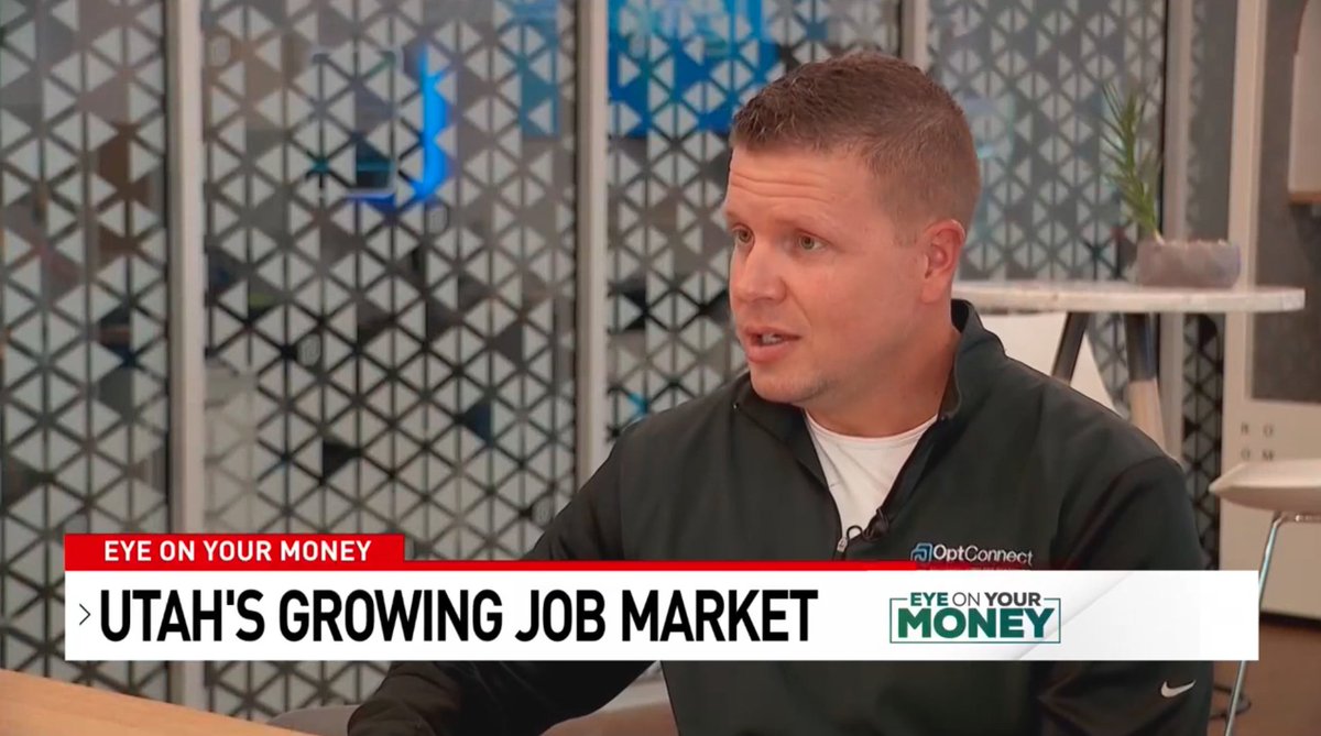 Our CEO, Chris Baird, sat down with <a href="/KUTV2News/">KUTV2news</a> to discuss Utah’s thriving job market and how it’s fueling growth at OptConnect. Check out the full interview! 
hubs.la/Q037B9zp0