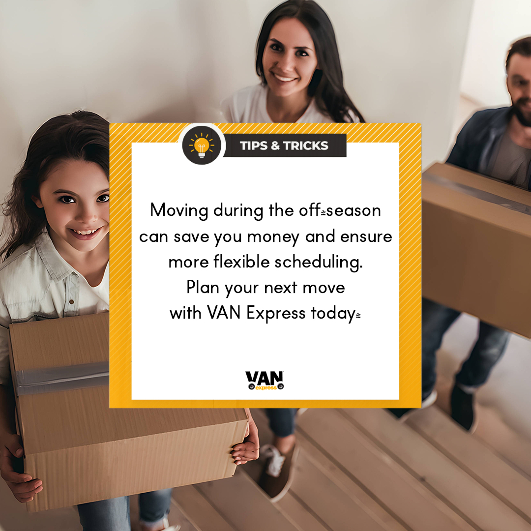 vanexpressnj's tweet image. Moving during the off-season can save you money and ensure more flexible scheduling. Plan your next move with VAN Express today!

#SaveOnMoving #OffSeasonMoves #FlexibleScheduling #VanExpressDeals