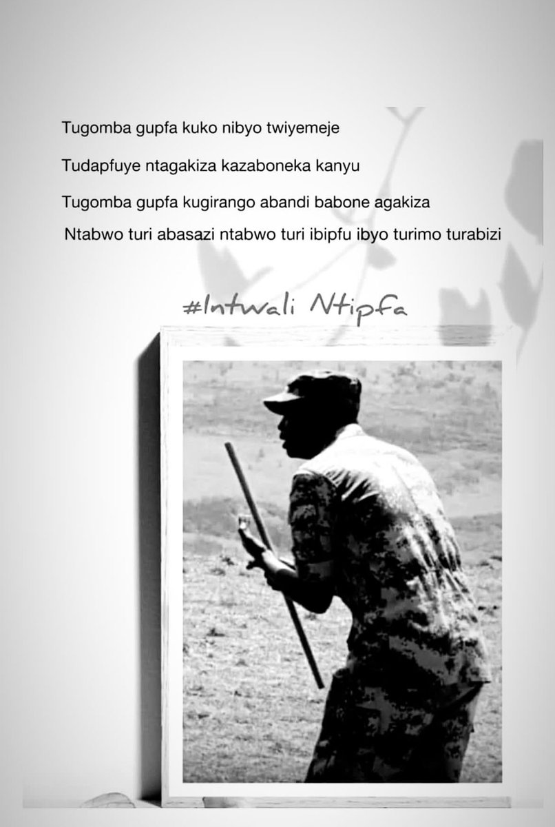 kivuutile's tweet photo. Ubuyobozi bwa Twirwaneho (Auto-defense civile), Bubabajwe no Kumenyesha
Abanyamulenge bose, Abarwanashaka ba Twirwaneho by’umwihariko, Inshuti n’abavandimwe
ko General RUKUNDA Michel alias Makanika, Intwari yacu yatabarutse nagatatu ku
minsi 19/02/2025 akaba yaguye ku rugamba rwo Kurwanya Genocide ikorerwa
abanyamulenge n’abandi basa nabo imaze imyaka irindwi, yateguwe ikanashyirwa mu bikorwa
na Leta y’Igihugu cyacu cya Repubulika iharanira demokarasi ya Congo, Wazalendo hamwe
n’abafatanyabikorwa bayo ari nabo bagabye igitero cya Drone iturutse Kisangani mu rwego
rwo guca Intege umugambi wo Kwirwanaho.
Turihanganisha Umuryango wa General RUKUNDA Michel, Abanyamulenge bose hirya
no hino kw’isi, Abatabazi, Abarwanashaka ba Twirwaneho ngo mukomere kandi mushikame
muri ibi bihe by’umubabaro wo kubura umuvandimwe akaba inkoramutima y’Ubwoko.
Turabibutsa ko urugamba rwo Kwirwanaho rukomeje kandi umusingi n’Ibikorwa bya
General RUKUNDA Michel yasize yubatse ntakizabisenya kugeza tubonye amahoro
duharanira. Turasaba Abanyamulenge bose bari mu bice bitandukanye by’isi, guhaguruka
kugira ngo Twirwaneho kugeza dutsinze intambara yo kuturimbura, kutwambura gakondo
yacu no guca Akagarengane n’ubwicanyi dukorerwa. Amaraso ya General RUKUNDA
Michel n’abandi bafatanyije Urugamba havutsemo Intwari zizakomeza
urugamba Kugeza ku mutonyi wa nyuma .
Bikorewe mu Minembwe 20/02/2025
Umuhuzabikorwa wa TWIRWANEHO

@twirwaneho