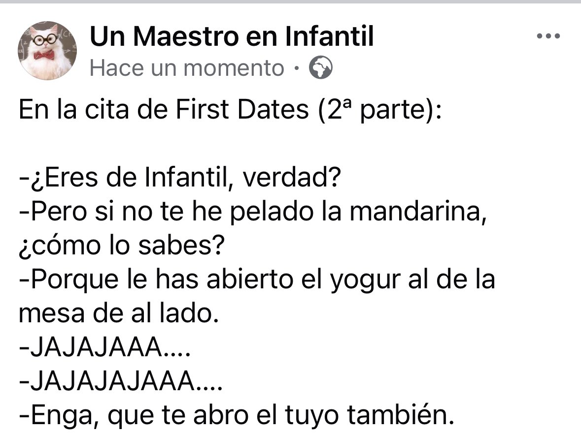 Un maestro en Infantil tweet media