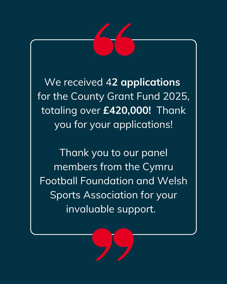 Today, we held our County Grant Fund panel for stage one applications, and we were overwhelmed by the incredible number of submissions! Clubs can expect to hear within the next 24 hours if they've progressed to stage two. Thank you for your passion and commitment! #Funding
