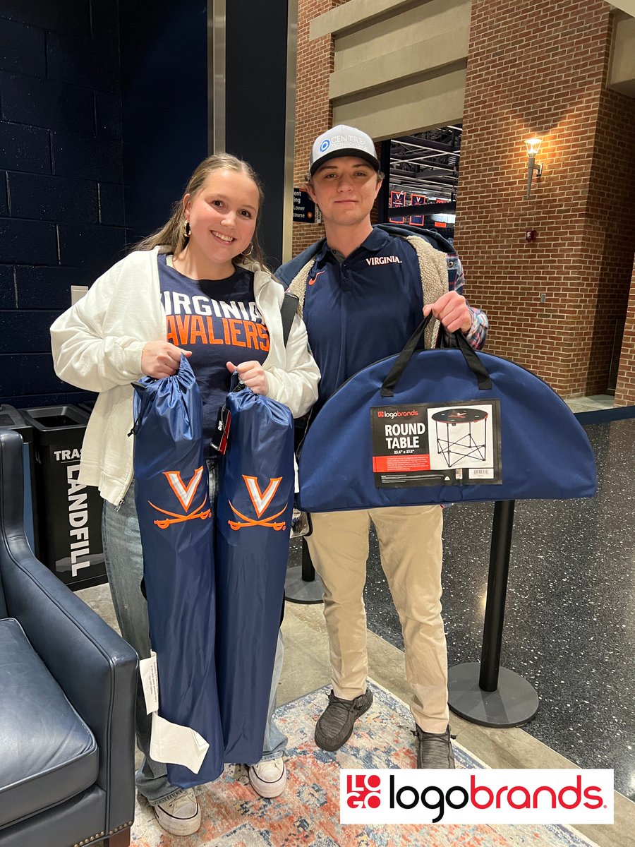 Virginia Sports Properties (@uvavsp) on Twitter photo Congratulations to Carlie, our lucky winner of the <a href="/logobrandsinc/">Logo Brands</a> UVA Table and chair set during the <a href="/UVAMensHoops/">Virginia Men's Basketball</a> game vs. Georgia Tech!
#GoHoos 🔶⚔️🔷 Congratulations to Carlie, our lucky winner of the <a href="/logobrandsinc/">Logo Brands</a> UVA Table and chair set during the <a href="/UVAMensHoops/">Virginia Men's Basketball</a> game vs. Georgia Tech!
#GoHoos 🔶⚔️🔷