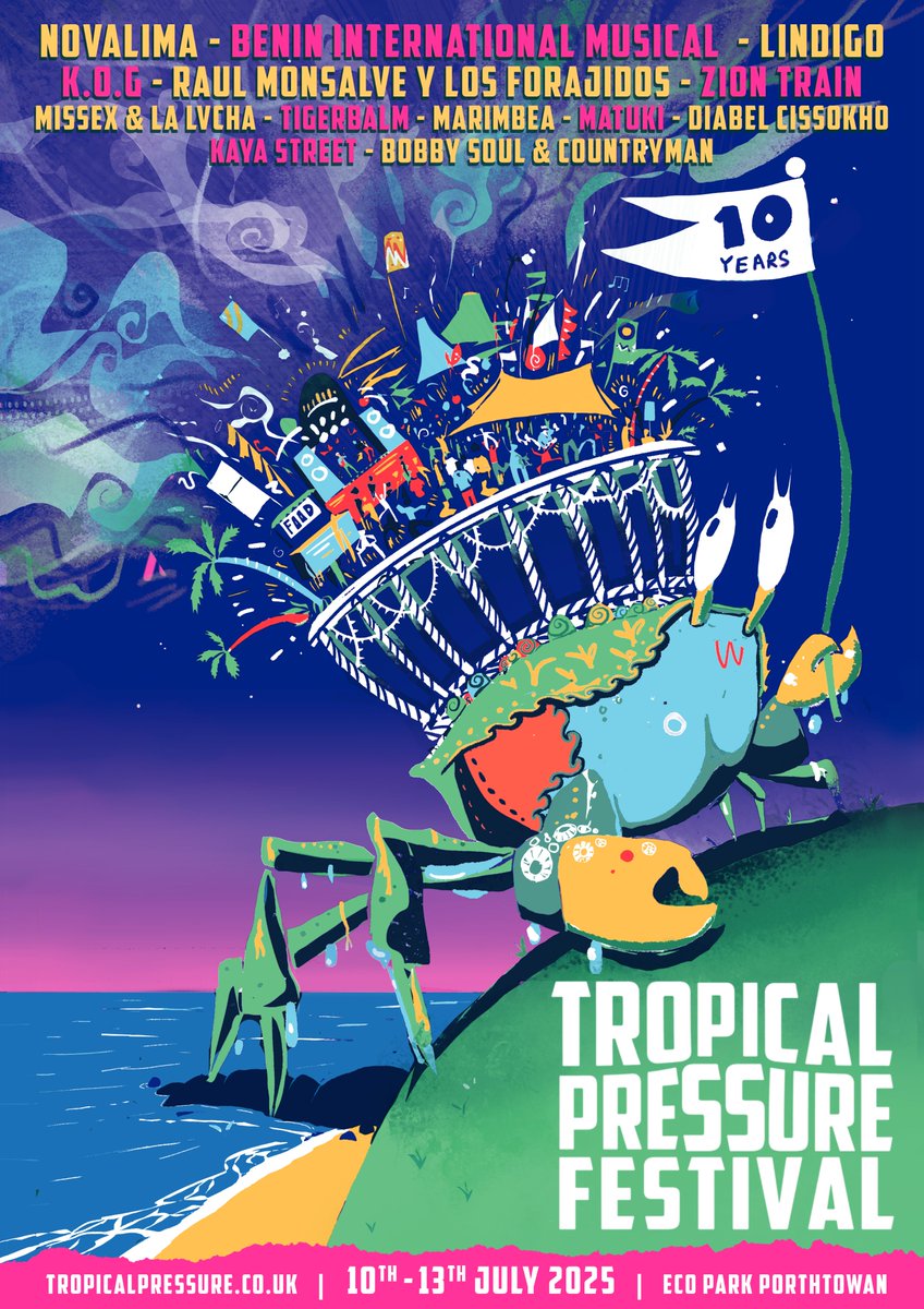 So excited to be celebrating with the amazing the Tropical Pressure Festival family for their 10 Year Anniversary!!

I will be bringing the sound of Senegal and might even share a sneak preview of my new album!👀🔥👀

Follow and keep up with me here:

linktr.ee/diabelcissokho