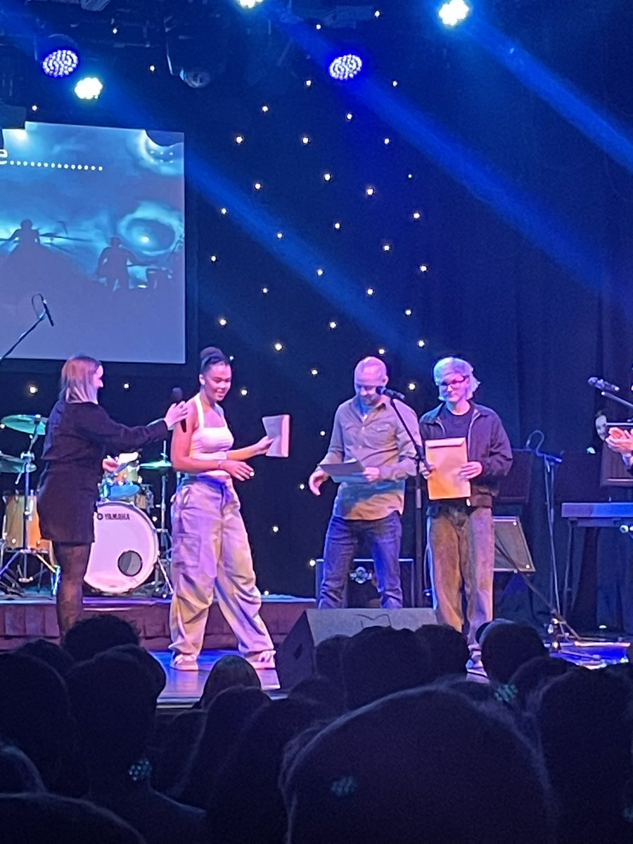 Now for the outstanding Vocslist award…………our winner is…………
Tiana for Uddingston Grammar School!
Well done Tiana #itsSLC #YMusicMatters