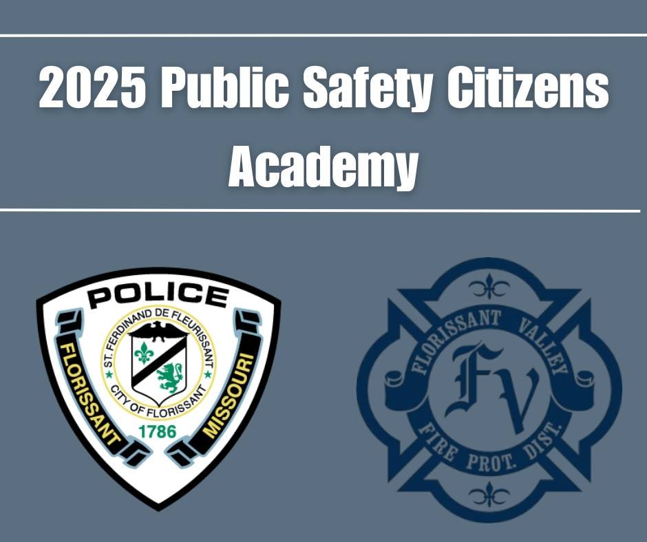 FlorissantPD's tweet photo. 2025 Florissant Public Safety Citizens Academy Registration is Open! Academy begins March 26th-May 28th and will be held at 4575 Washington @7pm. To register or learn more, visit https://t.co/6IndB9K33I or contact Officer Michael @smichael@florissantmo.com https://t.co/Zy054RP0Ew