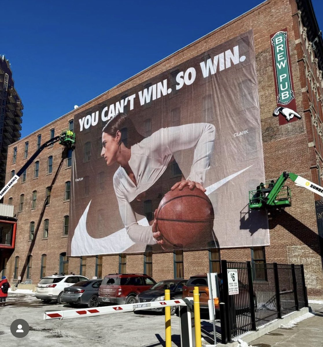 And win big!  

Caitlin Clark on display in downtown Des Moines!