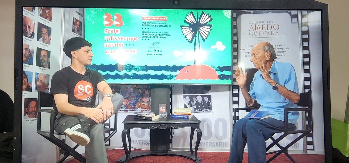 Presentamos los libros de Alfredo Guevara en su Centenario y habló por el canal youtube de @CubacineICAIC el gran cineasta Manuel Pérez, Premio Nacional de Cine.
📚🎞️
#LeerElCine #ICAIC #FILH2025