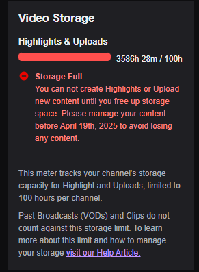 I think I am over the limit <a href="/TwitchSupport/">Twitch Support</a>