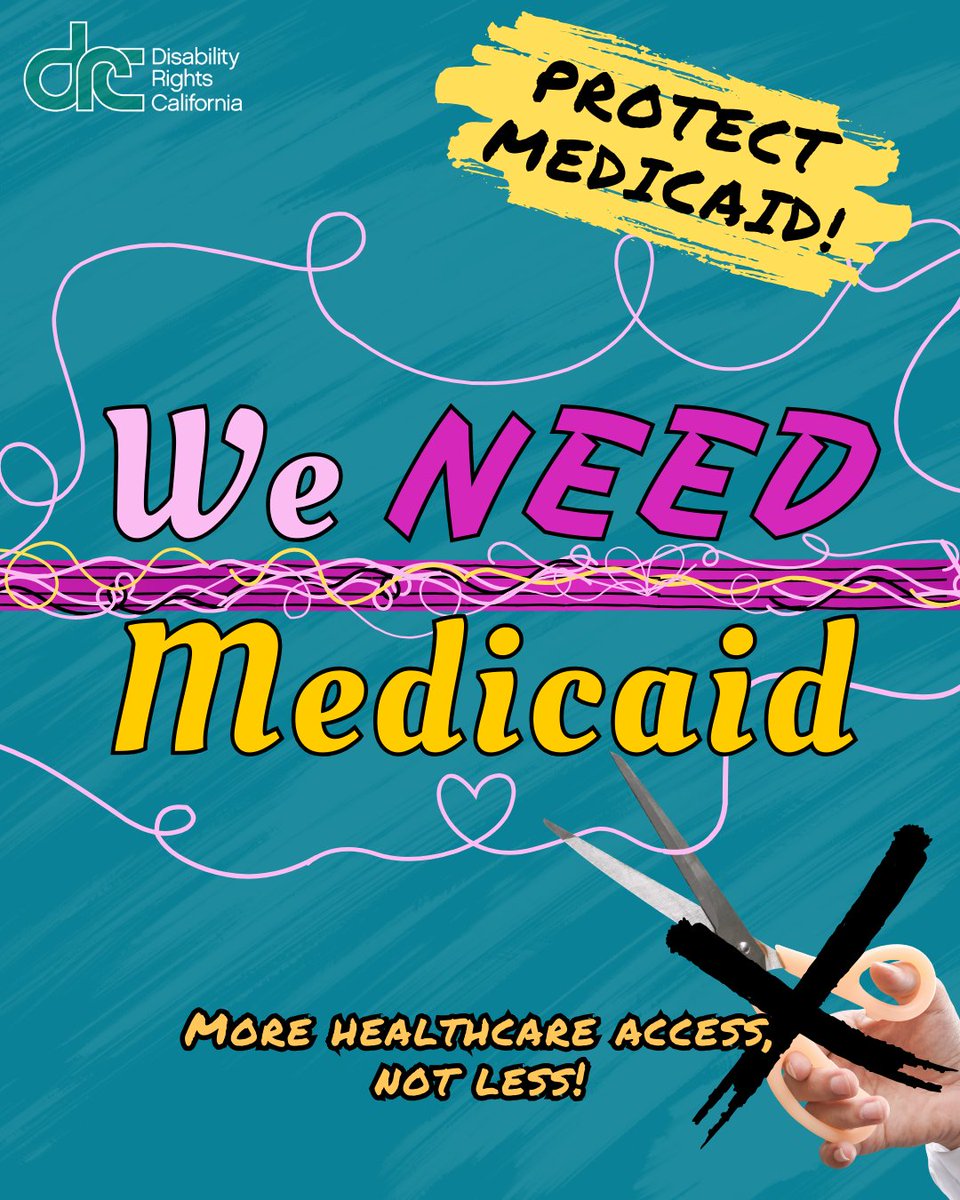 Medicaid provides essential health care to more than 15 million Californians. Federal Medicaid funds help pay for programs like regional center services, IHSS, CCS, and special education services. Cuts to Medicaid would affect all of these programs and more.  

Congress is