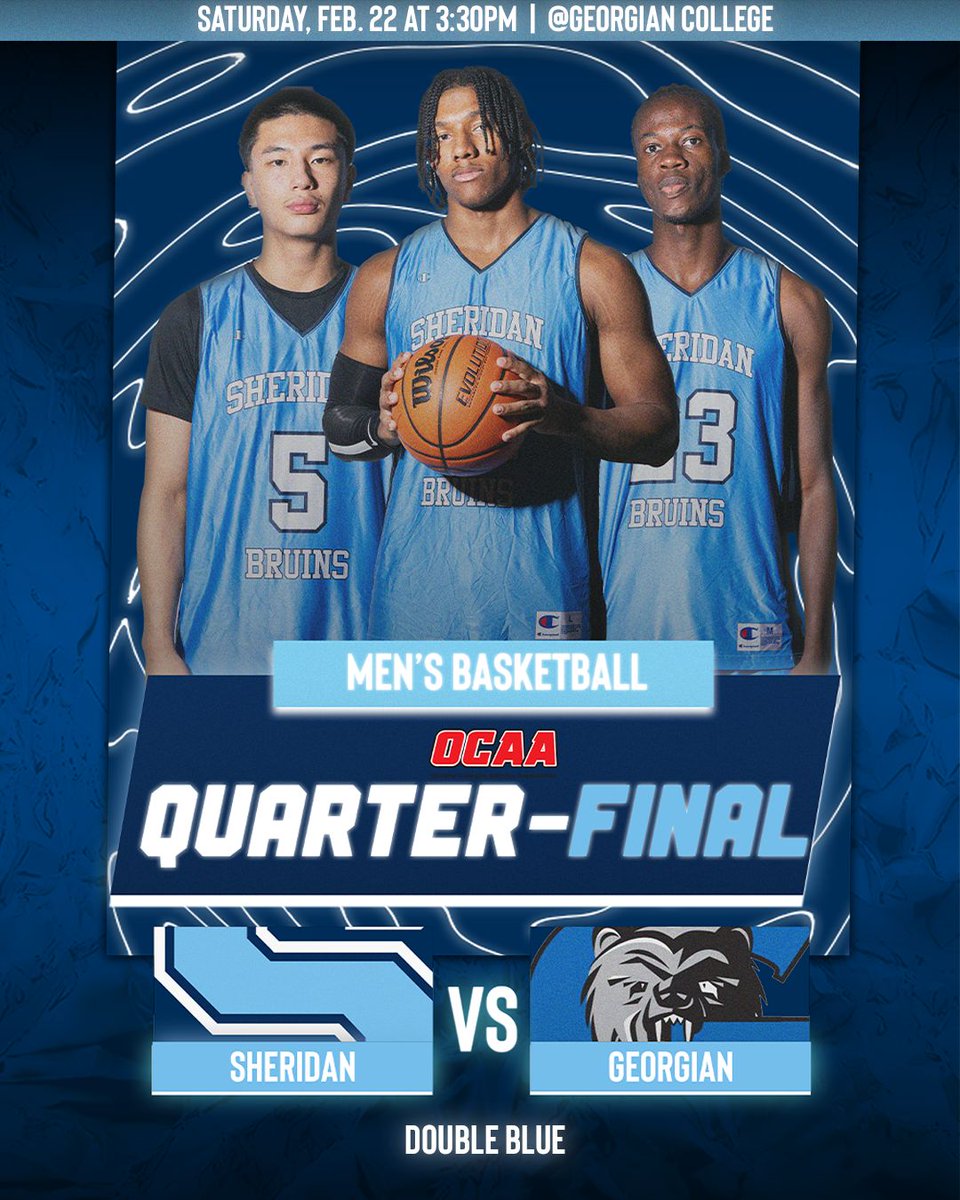 Almost Game Time! 🏀🔥

Our men's basketball team is headed to the OCAA Quarter-Finals this Saturday at 3:30pm at Georgian! 👊 

🎥 catch the game on #OCAALive