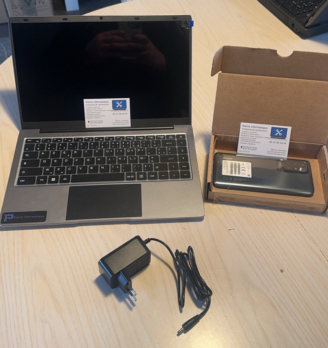 Pierreinformati's tweet image. Pierre PC 14 + Nouveau Smartphone
💻&amp;amp;📱

Livrés et installés chez un client de Brêmes 📌

#pierreinformatique #pierrepc #audruicq #ruminghem #bremes #ardres