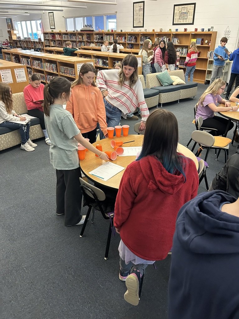 northmiddlestar's tweet photo. 🏅📚 North Middle 7th graders went for gold in the 7th Grade Math Olympics! 🏆✨ They flexed their math muscles with probability challenges, proving they’re champions of chance! 🎲📊 Way to go, Stars! 🔥💪 #Mathletes  #ProbabilityPower #NorthNation https://t.co/lOqwLbHaT8