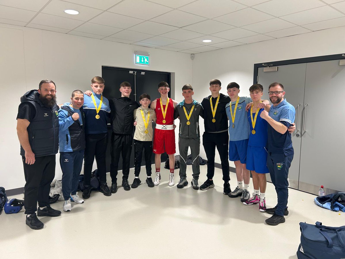 Great week of action from the Mac team 🥊 🥊, 8 new County Antrim champions crowned 🥇 with 9 in total booking their place at the All Irelands in 2 weeks time. Well done team 👏 💪