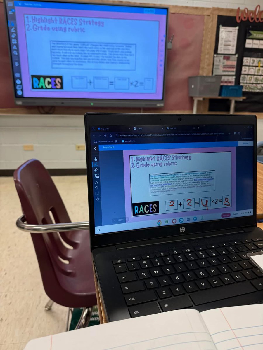 Ashley Martinez (@mrsash_martinez) on Twitter photo Have you tried having your students evaluate and grade peer ECR responses? I highly recommend, and Lumio created an easy and engaging platform for execution! #ECR #GoLumio #WeAreSMART <a href="/LumioSocial/">Lumio ๐</a> Have you tried having your students evaluate and grade peer ECR responses? I highly recommend, and Lumio created an easy and engaging platform for execution! #ECR #GoLumio #WeAreSMART <a href="/LumioSocial/">Lumio ๐</a>