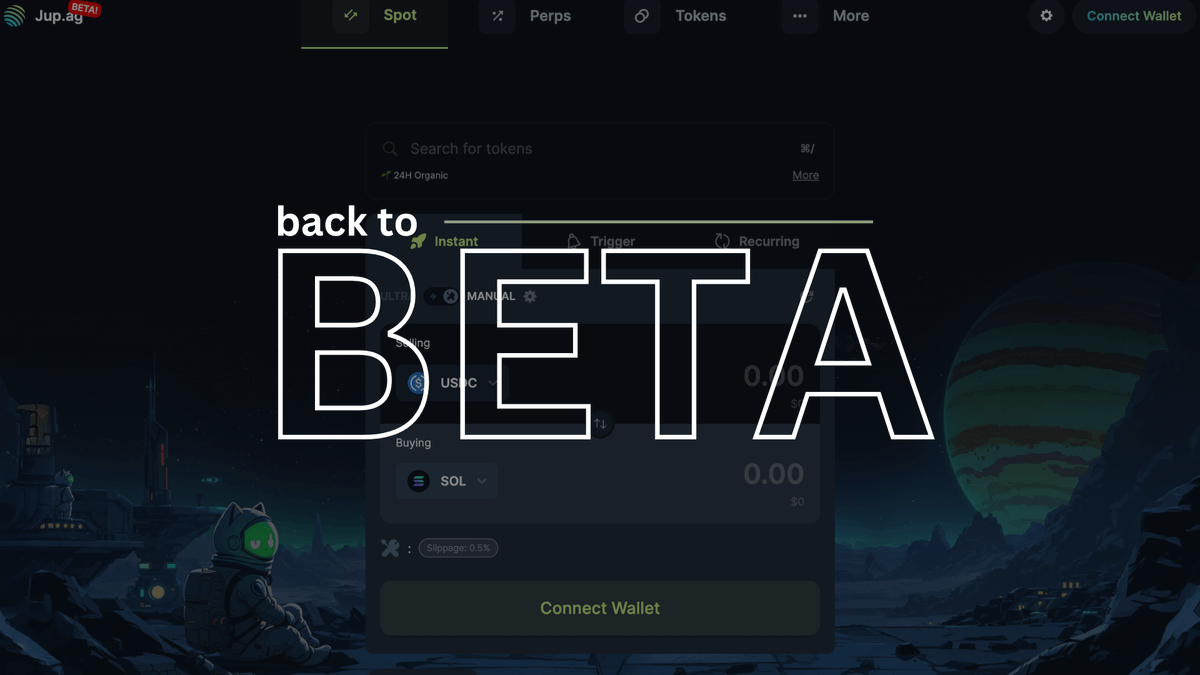 At Catstanbul, jup.ag has returned to beta. Here are the main highlights:

🧵/