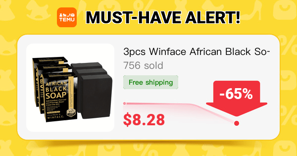 Nshop7Online's tweet photo. shopping spree on Temu! 😊
👉 item link: https://t.co/hFV03ibkKH
🎉 Coupon price[$8.28] -65%
3pcs Winface African Black Soap Bars, 100g Each - Shea Butter &amp; Coconut Oil Infused for Deep Skin Cleansing, Alcohol-Free #Shopping #TrendingNow #FashionWeek #WomanOnTop #wonan #Clothing https://t.co/mtvTKIxTgJ
