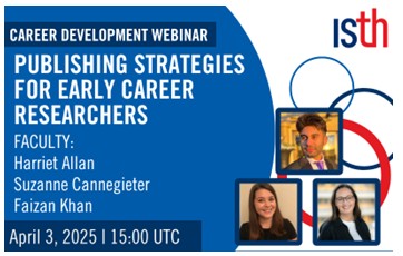 Thomas Reiser (@tomreiser) on Twitter photo 💡Plan to attend our upcoming @ISTH career development webinar on publishing strategies for #ISTHearlycareer researchers, featuring:
➡️<a href="/harri_allan/">Harriet Allan</a>
➡️@s_cannegieter
➡️<a href="/FaizanK91/">Faizan Khan, PhD</a>
<a href="/JTHjournal/">JTH</a> <a href="/RPTHjournal/">RPTH</a>
🗓️Apr 3, 2025 15:00 UTC
✍️bit.ly/4iqPZrt 💡Plan to attend our upcoming @ISTH career development webinar on publishing strategies for #ISTHearlycareer researchers, featuring:
➡️<a href="/harri_allan/">Harriet Allan</a>
➡️@s_cannegieter
➡️<a href="/FaizanK91/">Faizan Khan, PhD</a>
<a href="/JTHjournal/">JTH</a> <a href="/RPTHjournal/">RPTH</a>
🗓️Apr 3, 2025 15:00 UTC
✍️bit.ly/4iqPZrt